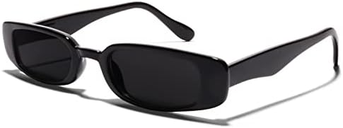 Shadyveu Slim Classic Правоаголни очила за сонце УВ Заштита 90 Гроздобер мали широки ретро рамка модни нијанси