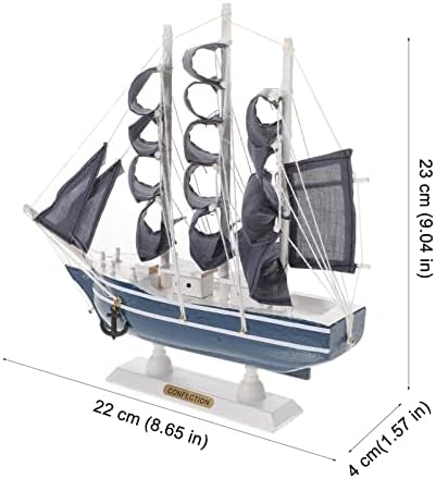 Vosarea дрвен едриличар модел наутички едриличар модел на наутички океан тема едрење брод украси за океански тема дома декор