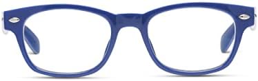 Пиперки од пиперспекс унисекс-возрасни Кларк Очила За Читање, Сина, 49 мм, 1,75