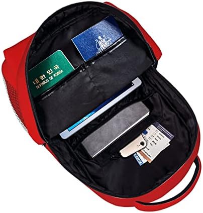 Afhyzy Flag Travel Laptop Rankpack Women Bookbag Bookbag School School Racne за девојчиња прилагодлив ранец на колеџ се вклопува