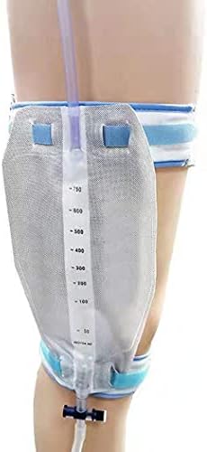 Поправете ја лентата за торбички за нозе -extra затегната урина од дренажата катетер за нозе за поддршка на нозете со мека еластична ткаенина