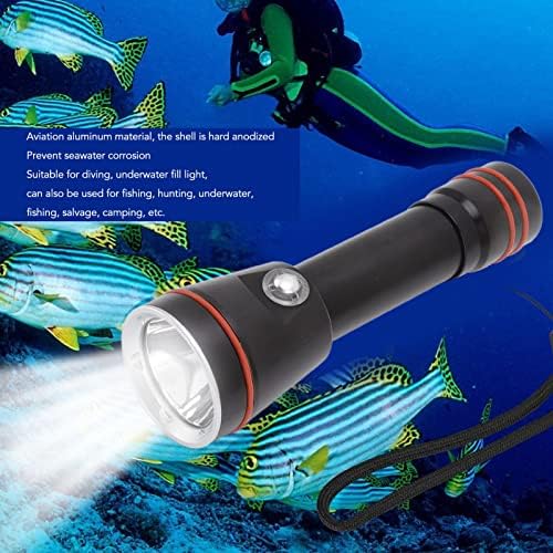 Подводно видео пополнете ноќно светло, увезени чипови Подводно нуркање Пополнете светлина 5000lm осветленост за кампување