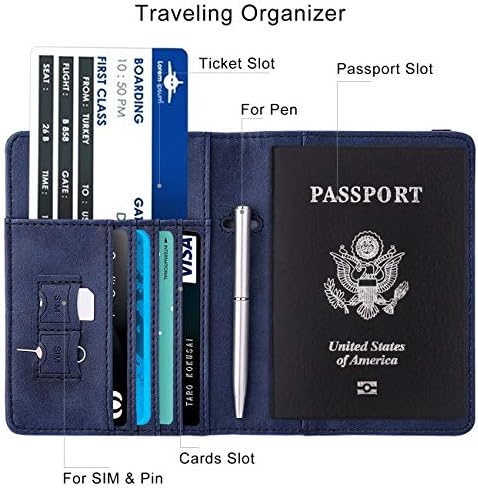 WALNEW Рфид Носителот Пасош Покритие Патување Пасош Случај