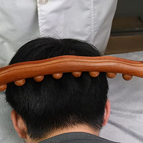Uonlytech мускулите ролери алатка за масажа, дрвени стружење стап рачно активирањето точка масажер стап мускулна релаксација масажа
