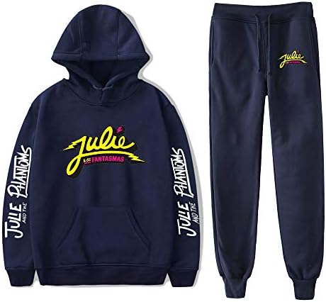Wawni Julie и Phantoms Sweatshirts со две парчиња поставени тренерки унисекс улична облека модна облека женски машки комплети