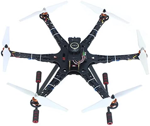 QWINOUT Six-Oxle DIY Drone комплет Авион 550мм меѓуоскино растојание со АПМ Контрола на летот GPS Flysky FS-I6 Далечински управувач