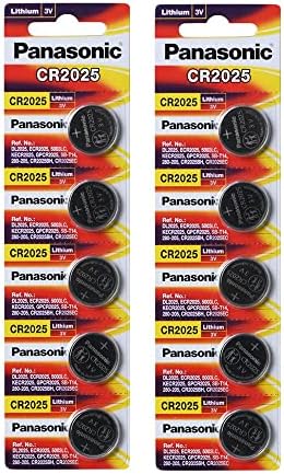 Panasonic CR2025 3v Литиумска Батерија 2pack X =10 Батерии За Еднократна Употреба