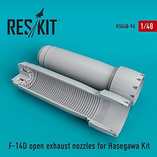 Reskit RSU48-0096-1/48 F-14 Отворени млазници за издувни гасови за скалата на комплетите Хасагава