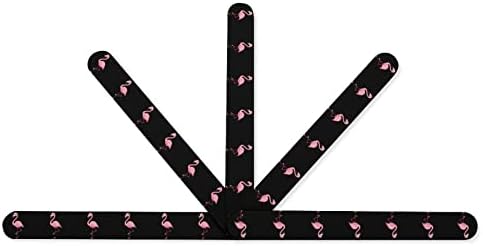Симпатичната Убава Розова Фламинго Датотека За Нокти Двострани Филери За Нокти Ленти Шмиргла Табли Алатки За Маникир За Дома