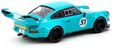 RWB Backdate 51 Blue Rauh-Welt Begriff Hobby64 Series 1/64 Diecast Model Car By Tarmac Works T64-046-BL51