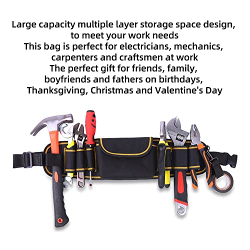 Професионална торба со алатки, торба за сопственици на професионални алатки Оксфорд Трака за половини за платформа за електрични механичари занаетчии