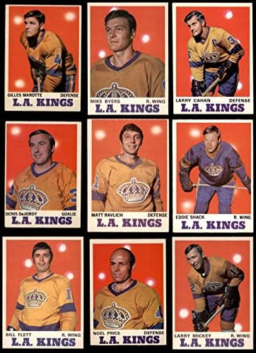 1970-71 О-Пи-Чи Лос Анџелес Кралевите Во Близина На Тимот Постави Лос Анџелес Кингс-ХОКЕЈ ПОРАНЕШНИ Кралеви-Хокеј