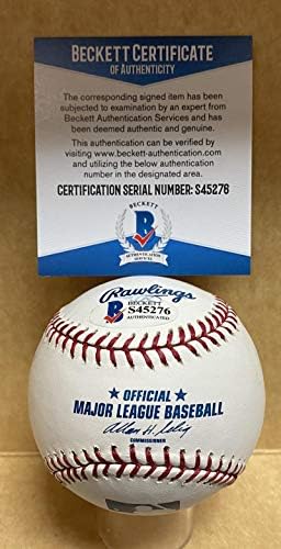 MAC Scarce Mets/Phillies/Twins потпишано автограмиран М.Л. Бејзбол Бекет S45276