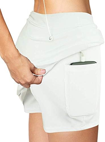 Messionенски плус големина Атлетик Скортс со џебови за тенис за голф за голф