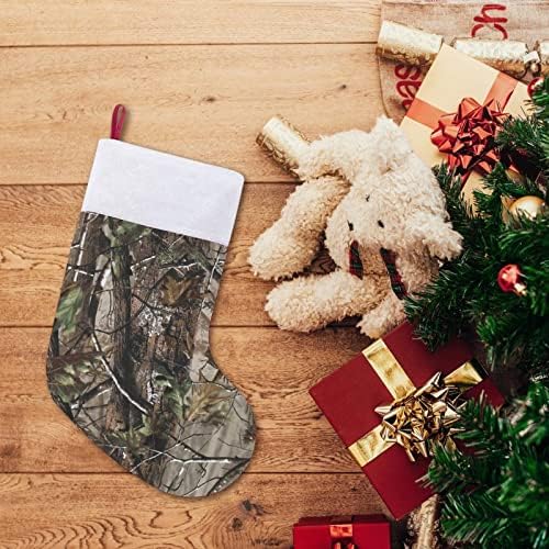 Лов камо дрво црвено Божиќни празници за одмор дома украси за Божиќно дрво Камино виси чорапи