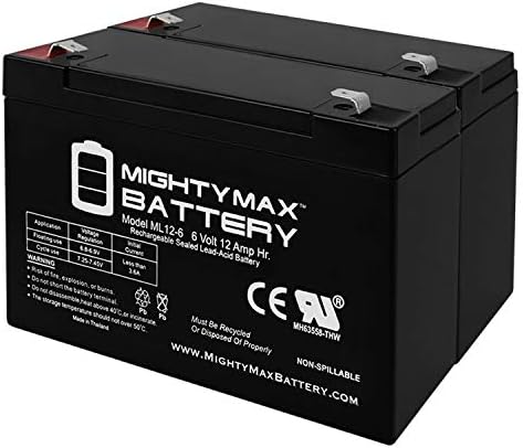6V 12ah F2 Компатибилна Батерија ЗА Apc Резервни КОПИИ 900, BK900 - 2 Пакет