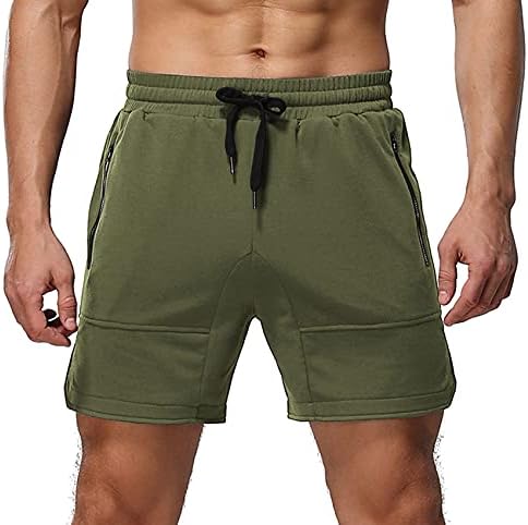 Аимилгот машки шорцеви обични еластични еластични половини атлетски салата летни шорцеви на плажа со џебови