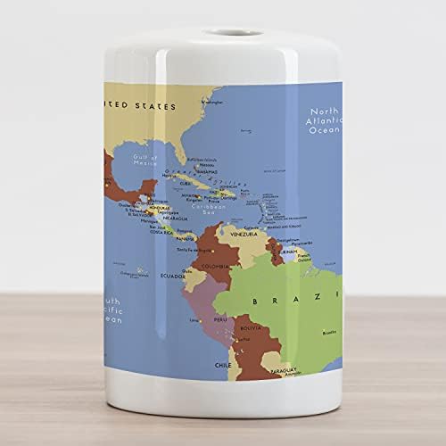 Амбесон Венецуела Керамички држач за четки за заби, Јужен Северен Пацифик Атлантис Соединетите Држави Бразил Мексико Перу, Декоративен