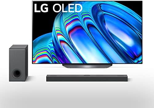 LG 65-инчен КЛАСА OLED B2 Серија 4K Паметен ТЕЛЕВИЗОР Со Алекса Вграден OLED65B2PUA S80QY 3.1.3 ch Звучна Лента w/Центар За Отпуштање, Dolby