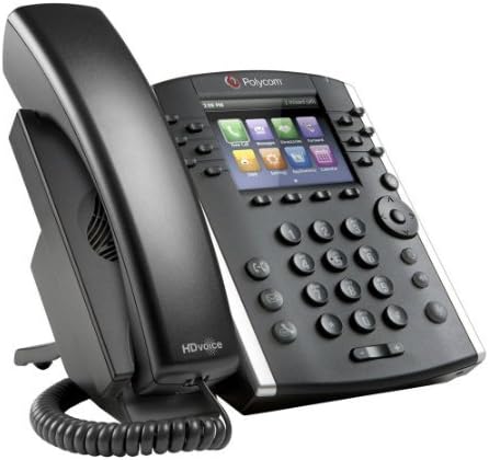 Polycom VVX 411 Телефонски систем за деловни медиуми - 12 линија POE - 2200-48450-001 - Адаптер за наизменична струја - го заменува VVX