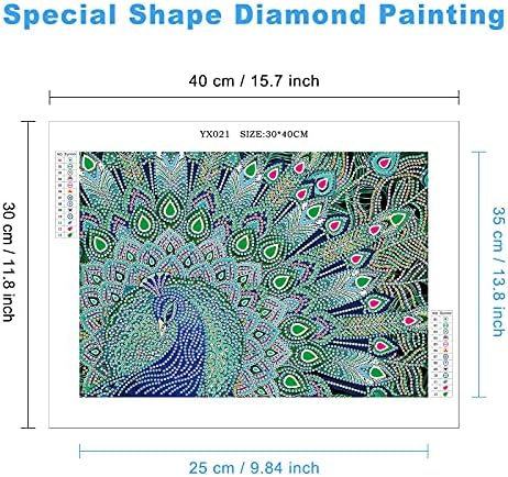 MXJSUA специјална форма Дијамантски комплети за сликање за возрасни, тркалезни комплети за сликање со дијаманти за дијаманти 5D DIY