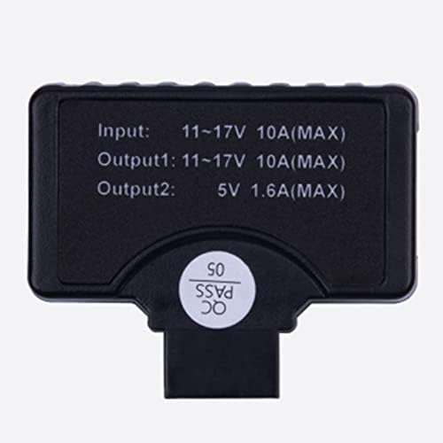 Again-TV Mini V Mount Battery 99Wh 6875mah 15a максимална цртање со D-Tap до USB & D-Tap излезен адаптер за BMPCC 6K Pro/Sony FX6/Red Komodo