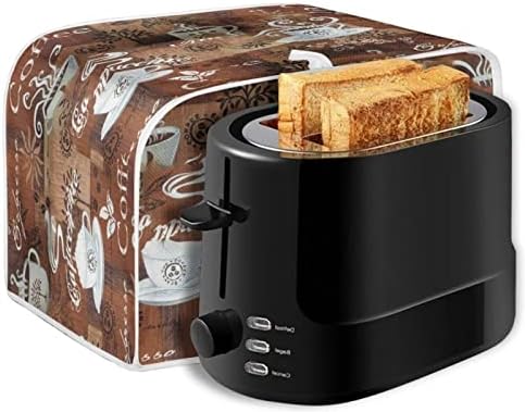 Тостер за печатење кафе на Афпанц опфаќа 2 парчиња заштитени за заштита на тостер, опфаќа кујнски додатоци декор Мал апарат за изобилство на прашина за да се перат з
