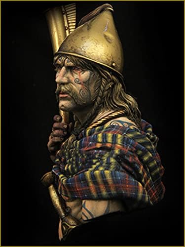 Гудмоел 1/10 Антички Европски воин во воинската фигура на биста / непрекинат и необоен војник умирачки комплет / LS-5046