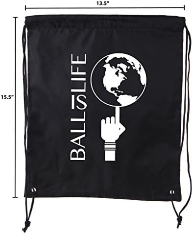 Торби за влечење во кошарка со мато и хаш со 3,6 и 10 опции за најголемиот дел од пакувањата - Црна CA2500Basketball S4