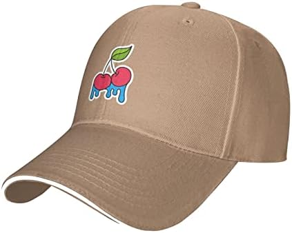 Pooedso Cherry Old School Икони Бејзбол капа за мажи Sports Sports Dad Hat Прилагодливи капачиња за камиони