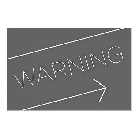 CGSignLab | Предупредување-Основни Црни Прозорец Прицврстување | 30 x20