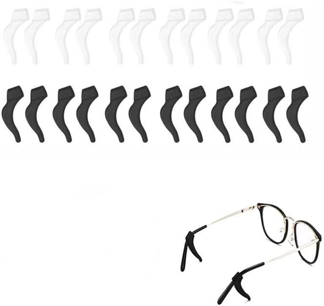 Очила за очила од Чиншвеј ги залепуваат анти - лизгаат удобни силиконски еластични држачи за стакло, држач за силиконски уво