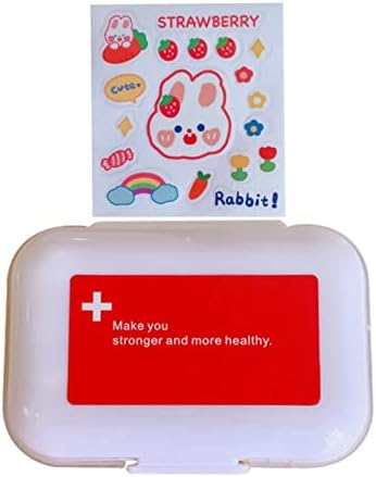 Самфансар Таблети Кутија За Складирање Без Мирис 8 Мрежи Дневно Користете Таблети Кутија За Таблети Кутија Одлично Бело