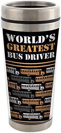 Еланзе Го Дизајнира Најголемиот Возач на Автобус во Светот Нерѓосувачки Челик 16 мл Патна Кригла Со Капак