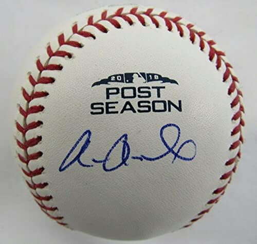 Рон Ронике потпиша автоматски автограми Rawlings 2018 Пост сезона Бејзбол Б96 - Автограмирани бејзбол