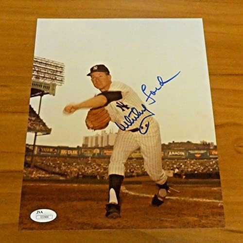Бејзи Бејзбол Хоф потпиша 8x10 фотографија со JSA COA - Автограмирани фотографии од MLB