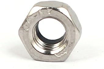 Aexit M5 316 нокти, завртки и сврзувачки елементи не'рѓосувачки челик најлок за само-заклучување најлон вметнете хексадецимален орев