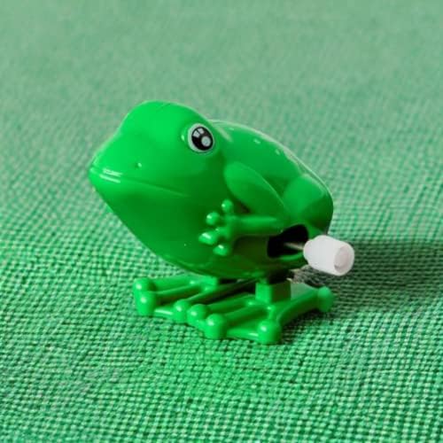 Rite lite Wind Up Hoppy Passoght Frog Toy Gift - еврејски празници за забава, полнила за торби, чума, кои се караат хебрејски хагадах момчиња и девојчиња, забава и едукативна игра на песа