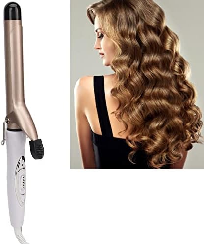 Ironелезо за виткање, електричен виткач за коса, виткар за коса од 40W 40W алатка за стилизирање на коса за жени 100 240V 25мм