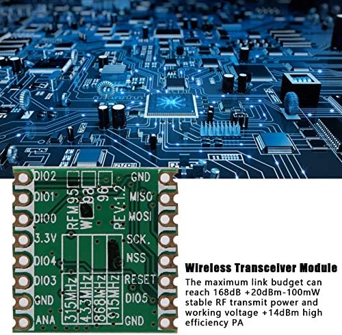 Безжичен модул за предавател, RFM96 RFM96W 433M, 20DBM LORA-TM Електронски компоненти, безжичен модул за пренос на трансивер RF