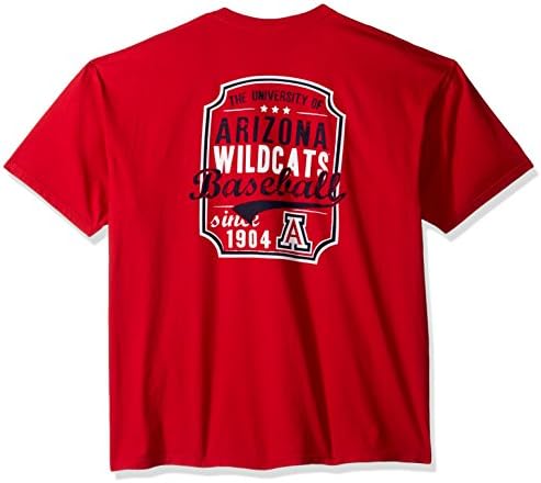 NCAA Бејзбол рамка краток ракав удобност во боја џеб маица