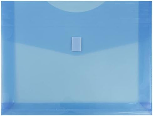 ЏЕМ ХАРТИЈА Пластика Експанзија Коверти со Кука &засилувач; Затворање Јамка - Писмо Брошура-9 3/4 x 13 со 2 Инчен Експанзија-Избрани
