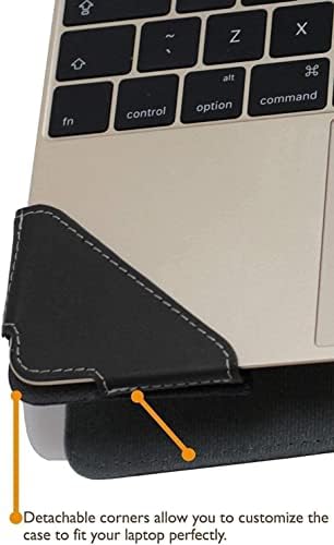 Брунел-Профил Серија - Црна Кожа Лаптоп Случај Компатибилен Со Dell Chromebook 3110 11.6 2-во-1 Лаптоп