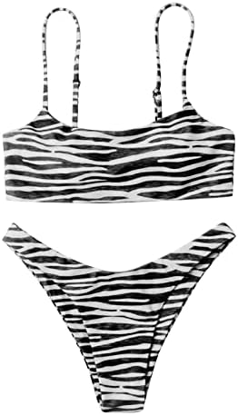 Одборот за одбори за жени за пливање на женските бикини повеќебојни шарени ленти со сплит печатење девојки за капење со шорцеви дно