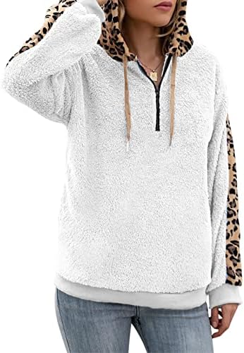 Женски џемпери пролет 2023 година со долги ракави пуловер леопард печати кадифен џемпер јакна пуловер џемпер јакна